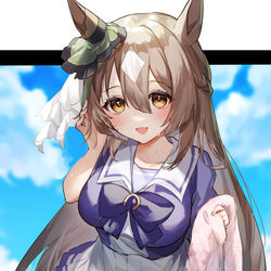 This is a pixiv picture whose title is 暑.
