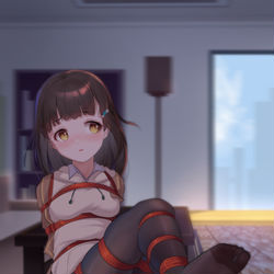 This is a pixiv picture whose title is 小织同人）.