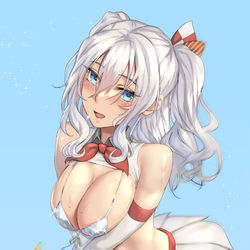 This is a pixiv picture whose title is 鹿島.