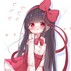 This is a pixiv picture whose title is ロングヘア琉奈ちゃん.