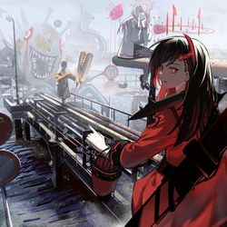 This is a pixiv picture whose title is 5月34日.