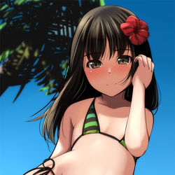 This is a pixiv picture whose title is 今日の一枚3287 (1:30+0:40+1:10).