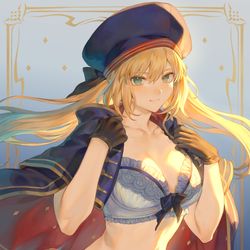 This is a pixiv picture whose title is 下着モデル「キャストリアさん」.