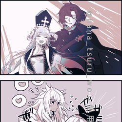 This is a pixiv picture whose title is 【軽いネタバレ注意】トラオムよかった・・・・・・落書き.