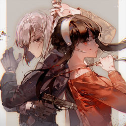 This is a pixiv picture whose title is いばら姫と夜帷.