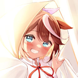 This is a pixiv picture whose title is 「ねぇねっ！　お嫁さんみたいでしょっ！」.