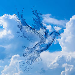 This is a pixiv picture whose title is 水鳥の飛翔.