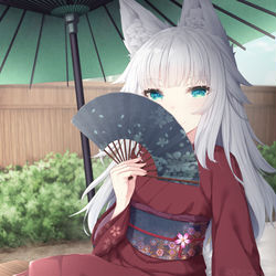 This is a pixiv picture whose title is vの狐さん.