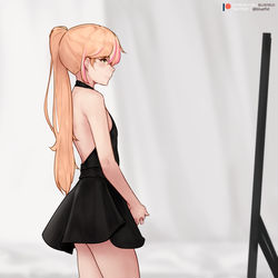 This is a pixiv picture whose title is 男の娘.