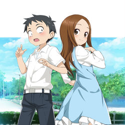 This is a pixiv picture whose title is 二人で.