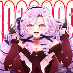 This is a pixiv picture whose title is サロメ嬢１００万人突破おめでとうございますですわ！.