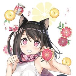 This is a pixiv picture whose title is ピンクグレープフルーツ.