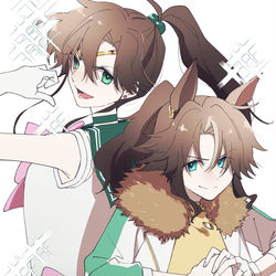 This is a pixiv picture whose title is ジュピター＆パーマー.