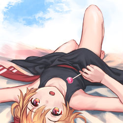 This is a pixiv picture whose title is ルーミア.