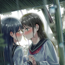This is a pixiv picture whose title is イタズラな雨.