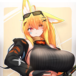 This is a pixiv picture whose title is カタナふぉっくす.