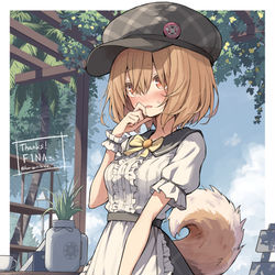 This is a pixiv picture whose title is skeb.