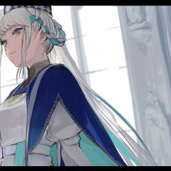 This is a pixiv picture whose title is 復権界域の女教皇.