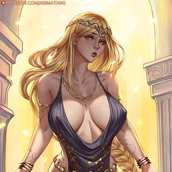 This is a pixiv picture whose title is Queen Marika the Eternal.