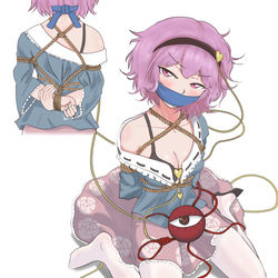This is a pixiv picture whose title is Satori Komeiji.