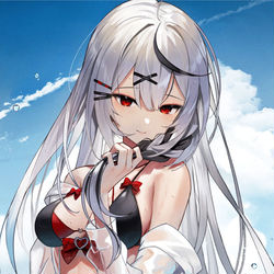 This is a pixiv picture whose title is ロング沙花又.