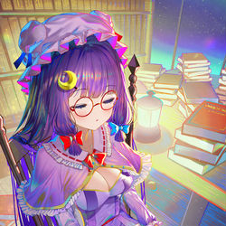 This is a pixiv picture whose title is 読書中…？.