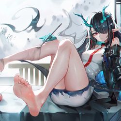 This is a pixiv picture whose title is 明日方舟夕夕~.