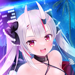 This is a pixiv picture whose title is 人間様！ナイトプールだぞ～！.