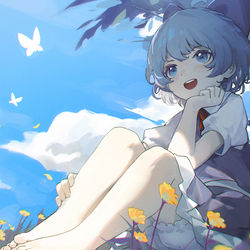 This is a pixiv picture whose title is チルノ.