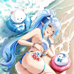 This is a pixiv picture whose title is 水着ラミィ.