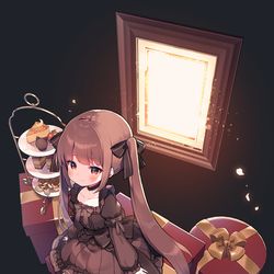 This is a pixiv picture whose title is 【AnotherALICE】時を駆けるヴィネ.