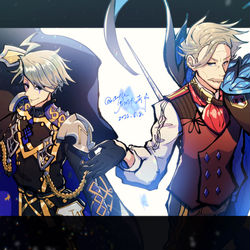 This is a pixiv picture whose title is ”犯罪界の帝王”.