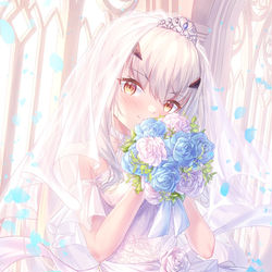 This is a pixiv picture whose title is メリュジーヌ × ジューンブライド.