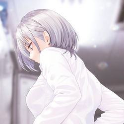 This is a pixiv picture whose title is スカートを履く佐紹さん.