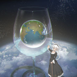 This is a pixiv picture whose title is 地球のカクテル.