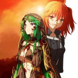 This is a pixiv picture whose title is 貴女に似た色.