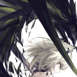 This is a pixiv picture whose title is 怪物.