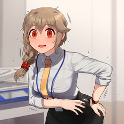 This is a pixiv picture whose title is ばれて恥ずかしいちひろさん.