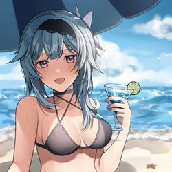 This is a pixiv picture whose title is 水着エウルア.