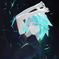 This is a pixiv picture whose title is 54日目,フォスフォフィライト.