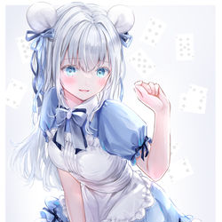 This is a pixiv picture whose title is 白瀬あおい.