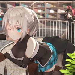 This is a pixiv picture whose title is 実験中…….