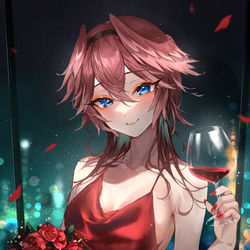 This is a pixiv picture whose title is 鷹嶺ルイ.