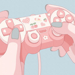 This is a pixiv picture whose title is 🎮.