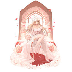This is a pixiv picture whose title is 雅娜黛茜亚誓约.