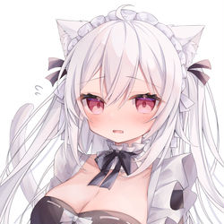 This is a pixiv picture whose title is 「そんなに見られると恥ずかしい…」.
