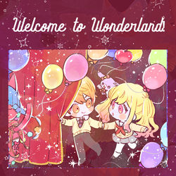 This is a pixiv picture whose title is 【webオンリー】ワンダーランドのセカイと天馬兄妹とワンダショ🌟.