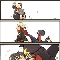 This is a pixiv picture whose title is 一途な竜.