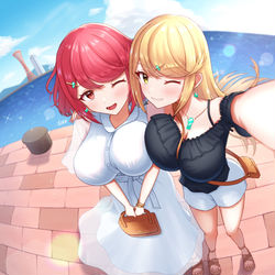 This is a pixiv picture whose title is ホムヒカ港デート🔥✨.