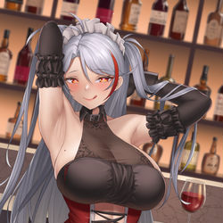 This is a pixiv picture whose title is Maid Eugen.